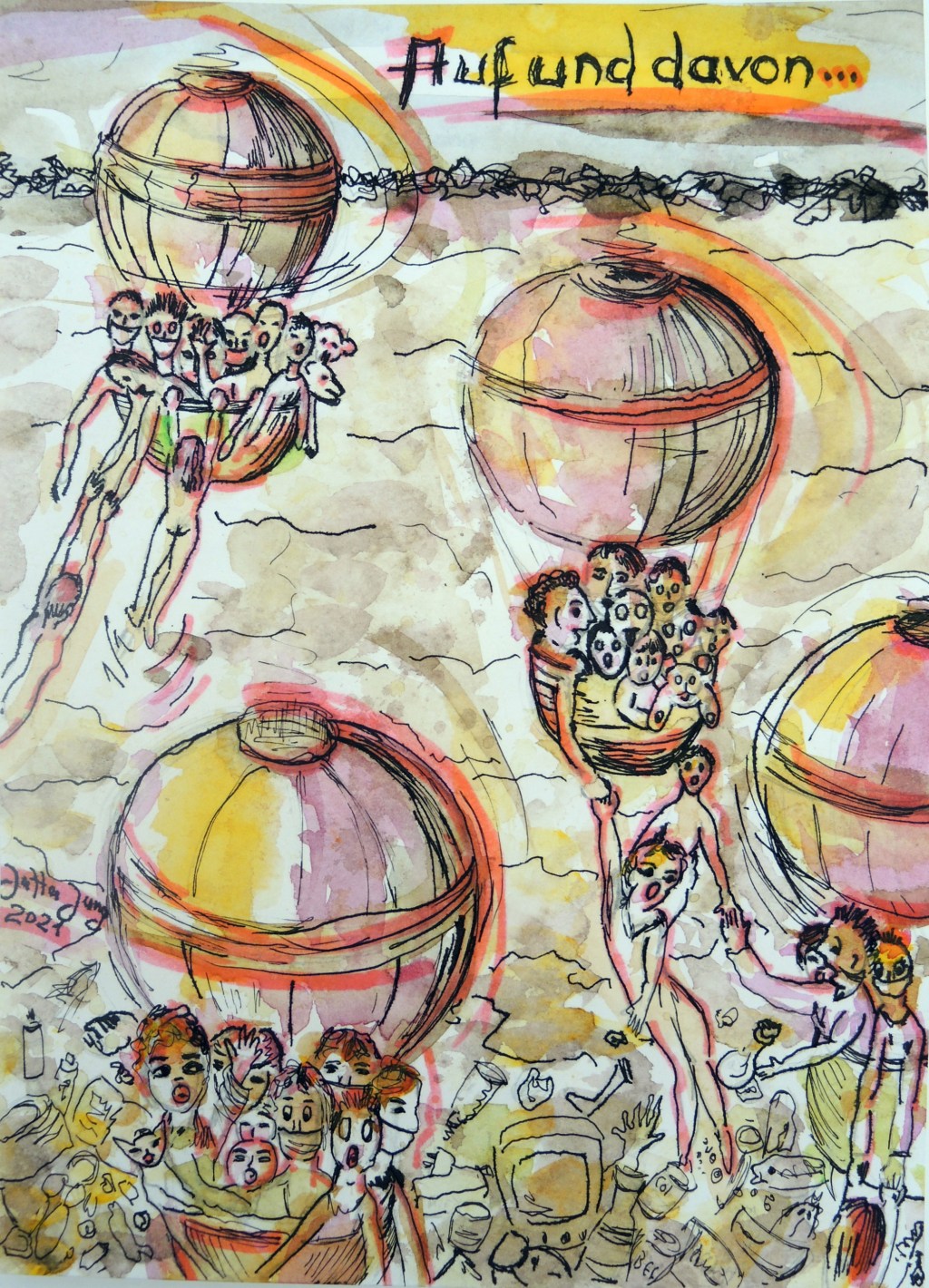 Kunstspende für frische  Bäume „Crossart for Future“     mit „Prima-Klima“