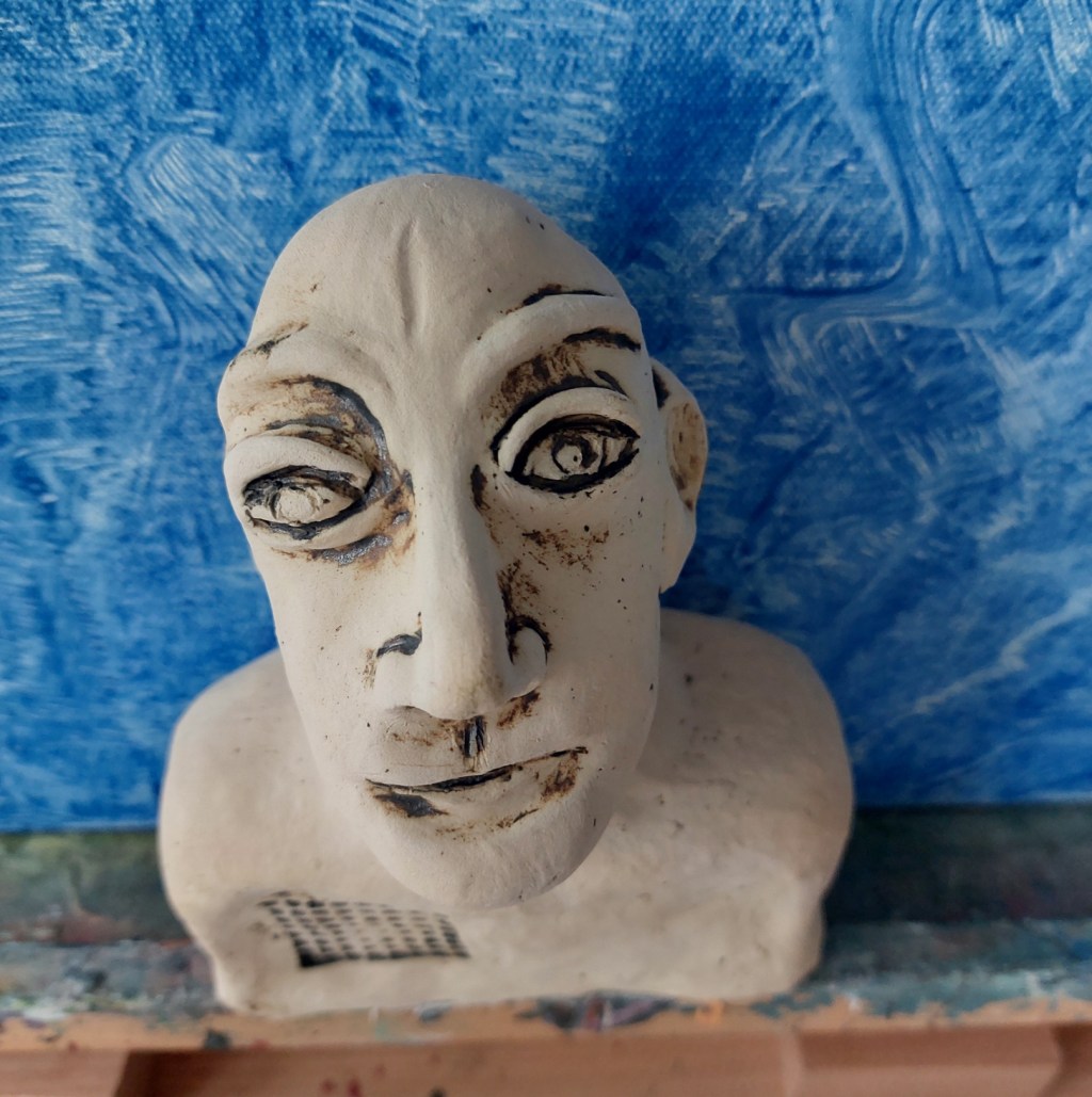 „Ein Mensch“ 2022, Unikat, Keramik, handgearbeitet, Copyright Jutta&nbsp;Jung