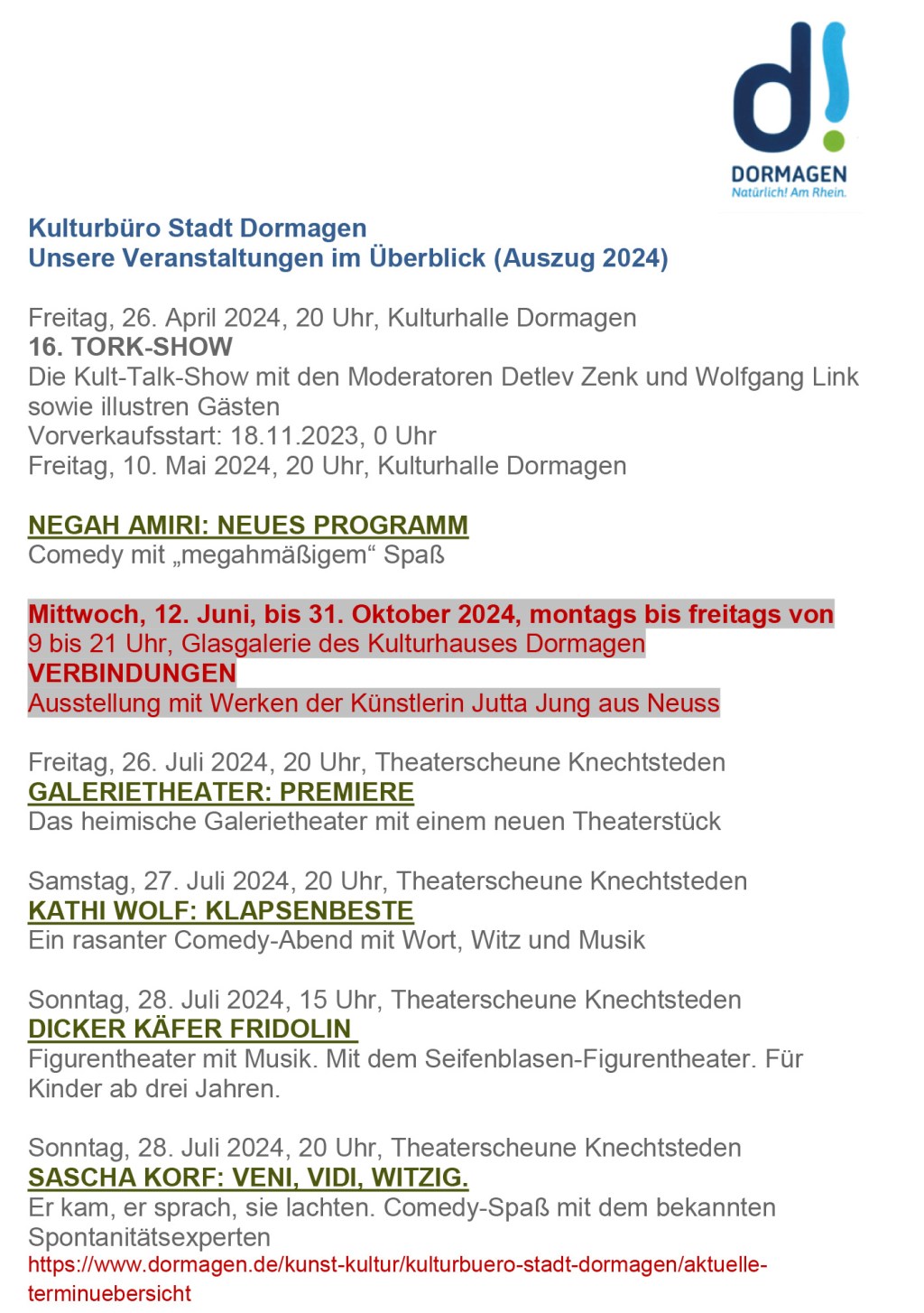 Vorschau auf 2024 – Große Einzelausstellung „VERBINDUNGEN“ Jutta Jung in der Glasgalerie&nbsp;Dormagen