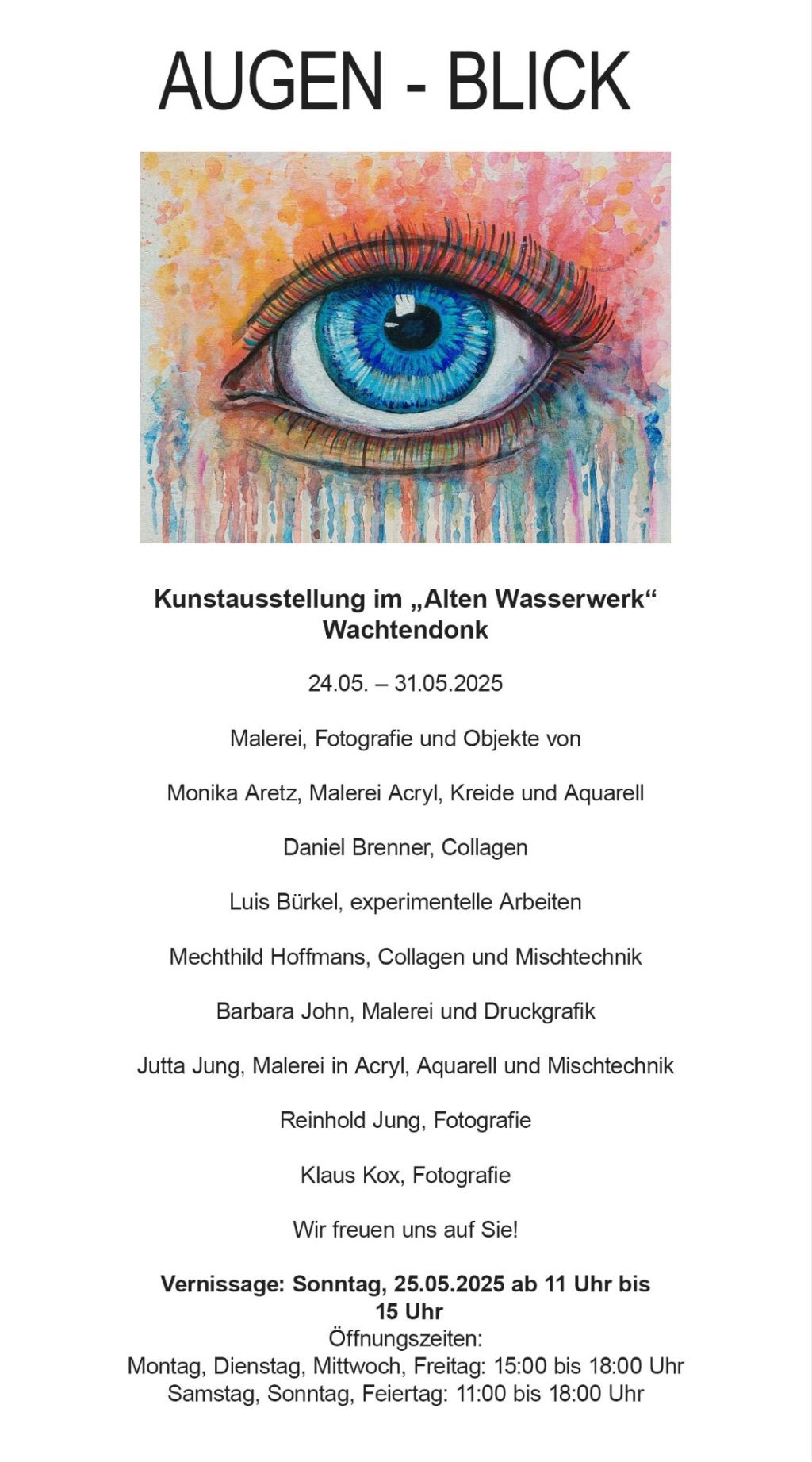 Augen-Blick: Kunstausstellung im Alten Wasserwerk&nbsp;Wachtendonk