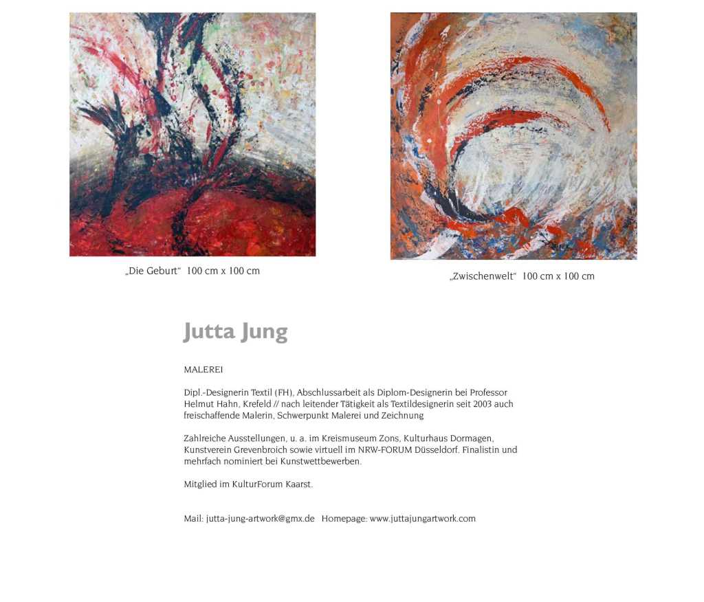 Bin dabei!&nbsp;&nbsp; ARTVENT25 von Helge Achenbach, Culture Without Borders, Tönishöfe&nbsp;Kaarst