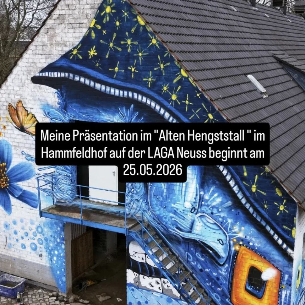 Meine Präsentation im „Alten Hengststall“ auf der Landesgartenschau Neuss