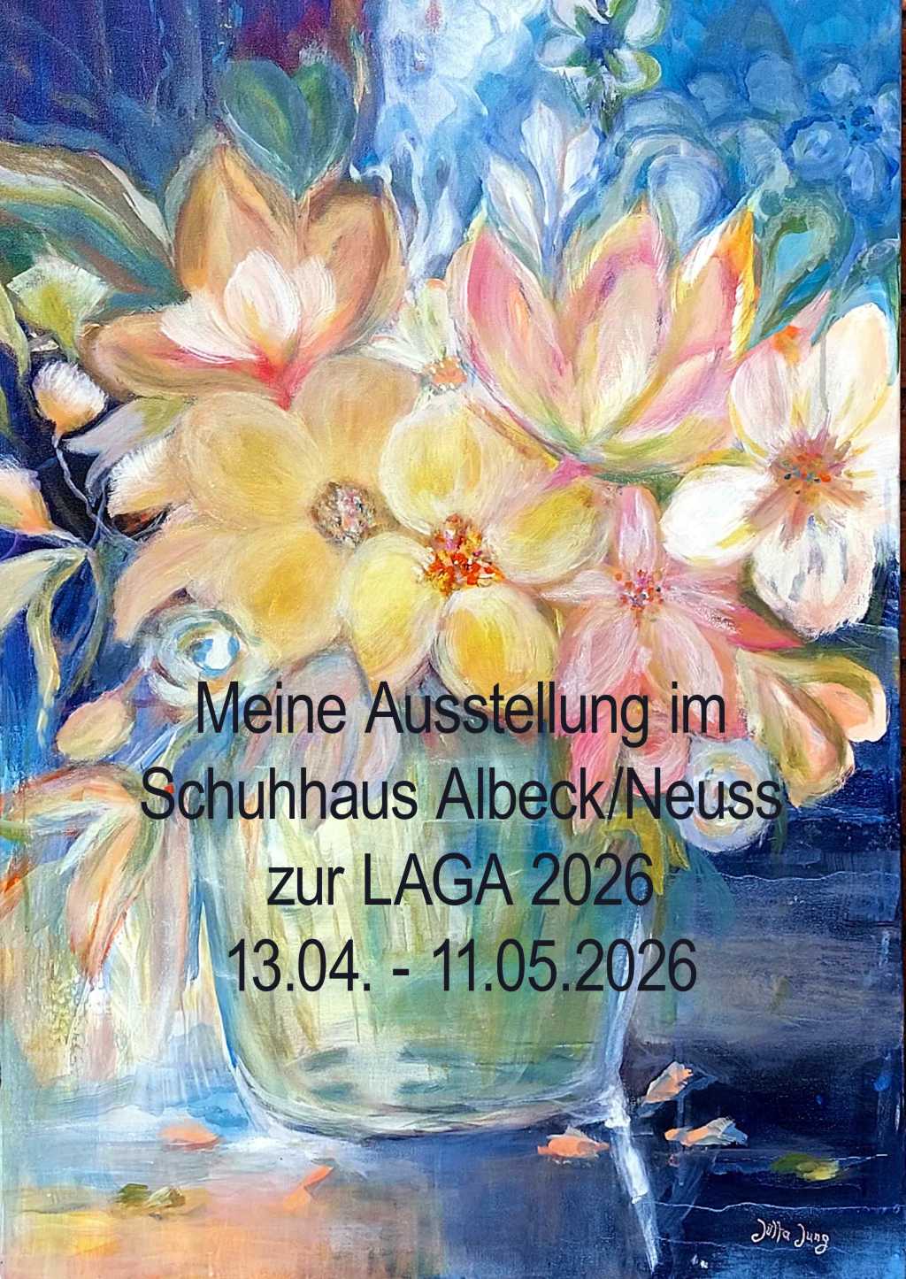 Meine Ausstellung im Schuhhaus Albeck.                                             